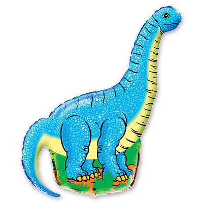 Фольгированный шар фигура " Динозавр Длинношей "